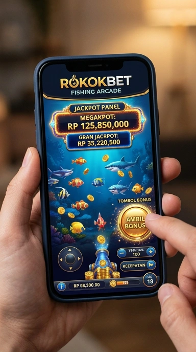 Cuplikan layar menu unduhan rokokbet untuk perangkat Android